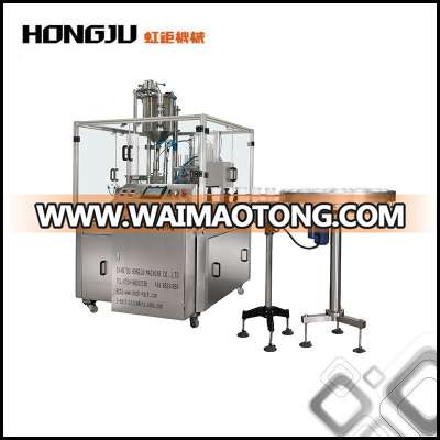 Rotary Foil Piece Cup Sealing and Filling Machine for Yogurt Jelly