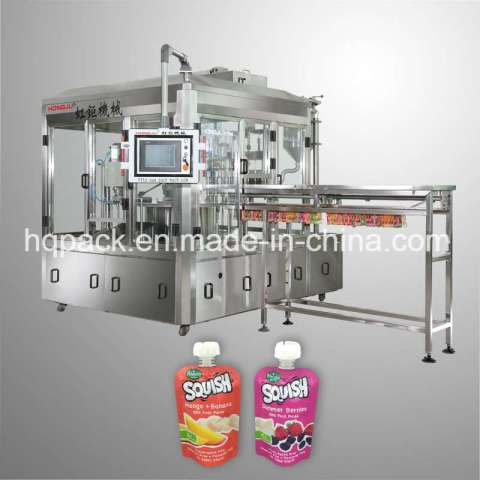 Puree Filling and Capping Machine for Spout Pouch