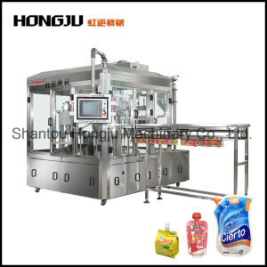 Baby Food Fruit Puree Filling and Capping Machine for Spout Pouch